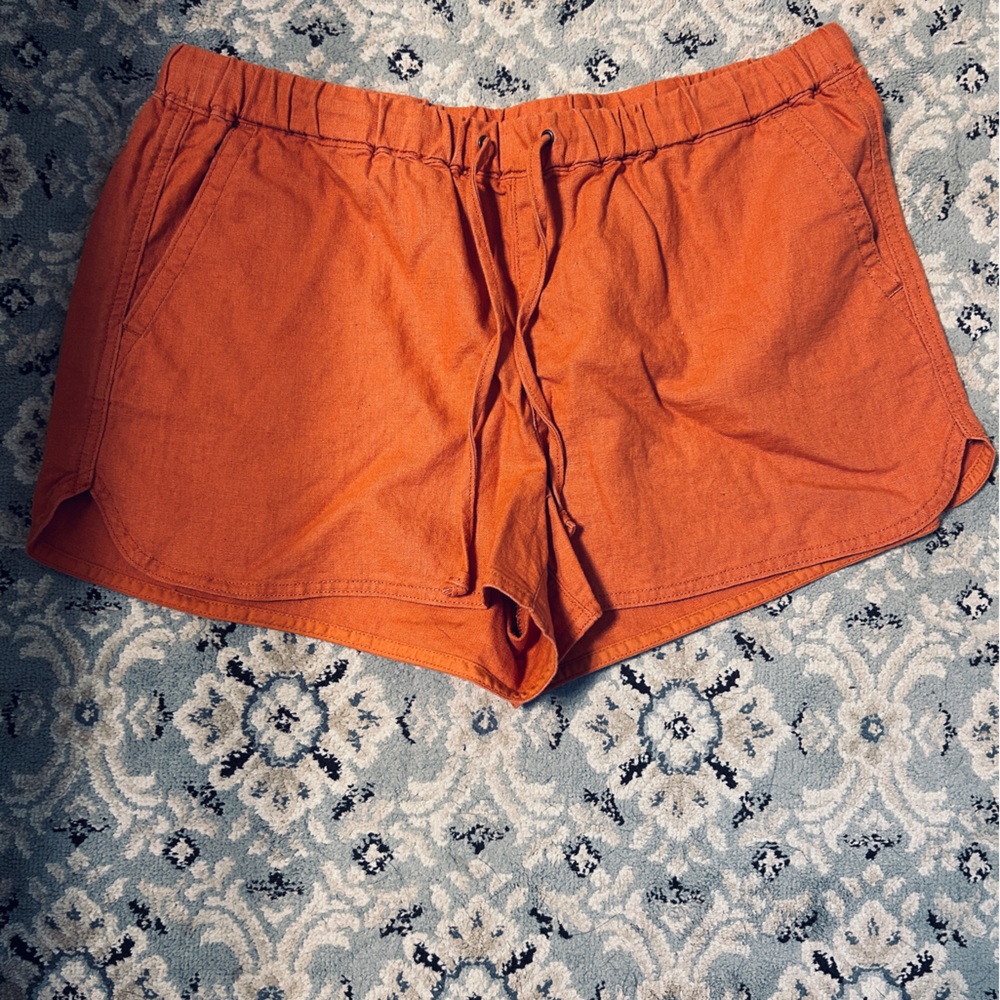 J by J Crew cotton linen shorts